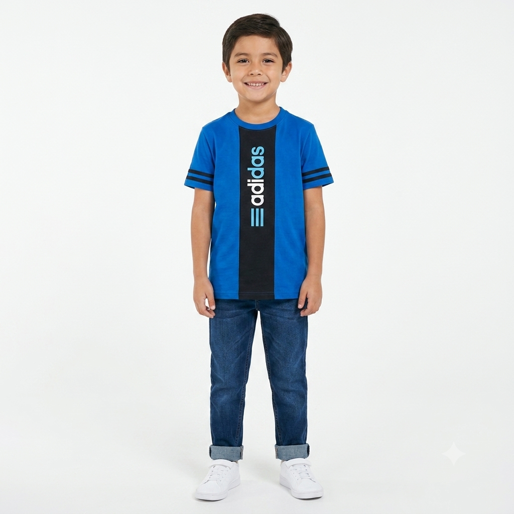 Playera cuello redondo estampada para niños (4-12 años) Paquete de 10 Pzas